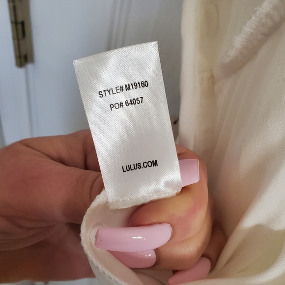 Lulus| Truly Delightful White Halter Maxi Dress| Size XS| WeddinglProm|Gown - Picture 12 of 15